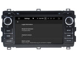 autoradio gps Toyota Auris 2013 2014