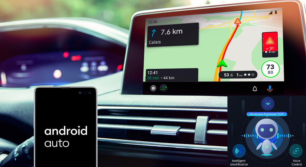 Les avantages de la commande vocale avec l'autoradio GPS Android