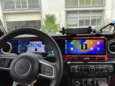 Double écran Carplay pour Jeep Wrangler JL 2018-2022