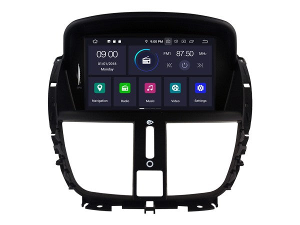 Autoradio GPS Android 10.0 Peugeot 207, 207 CC