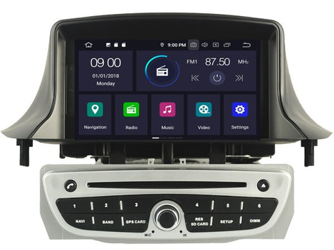 Autoradio GPS Android 10.0 Renault Mégane 3