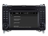 Autoradio GPS Android 9.0 tactile pour Mercedes classe A, B, Viano, Vito