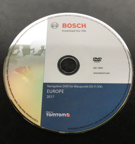 DVD GPS BOSCH VX Volkswagen MFD2 RNS2 version V15 2017