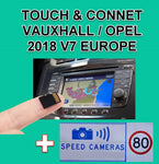 SD GPS Opel Vauxhall Touch & Connect Navigation 2018