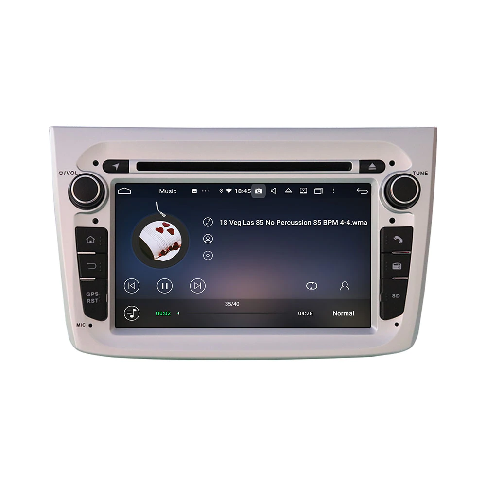 Autoradio GPS Android 10 Alfa Romeo Mito –