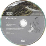 AUDI DVD GPS RNS-E Europe de l'Ouest 2017